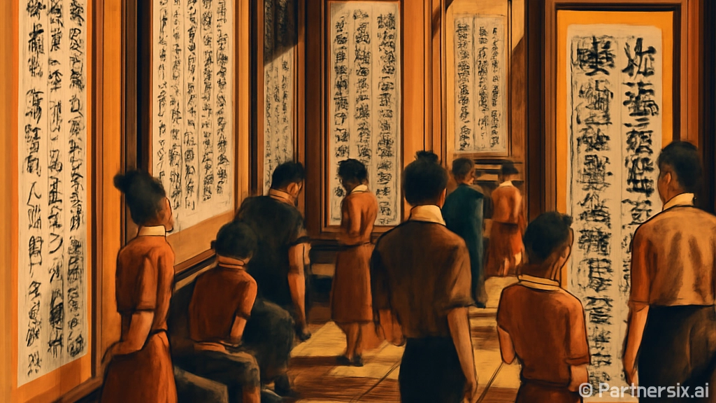울산서 펼쳐진 먹빛…