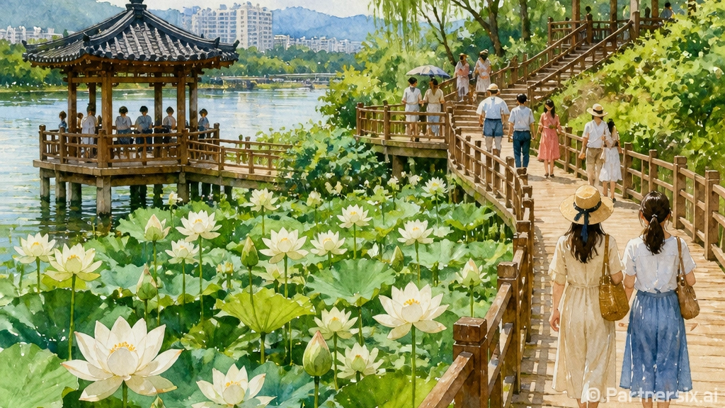 울산 태화연, 여름…