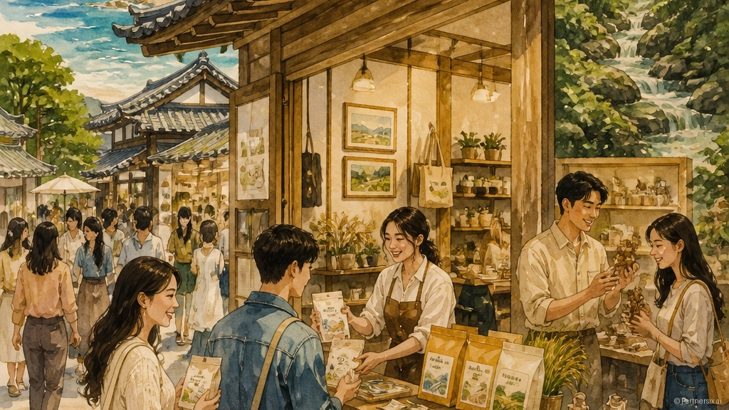 경주 황리단길서 만난 울주 관광 팝업스토어