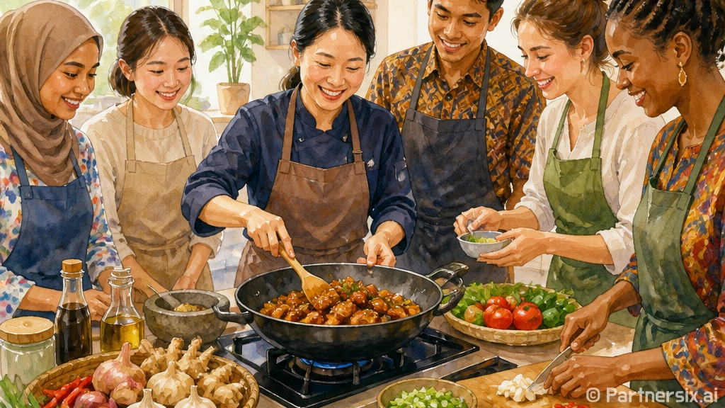 결혼이민자와 함께하는 인도네시아 요리교실