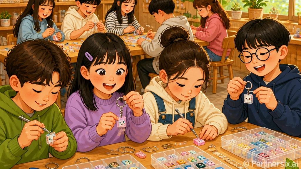 나를 이해하는 시간, 키캡 키링 만들기 체험