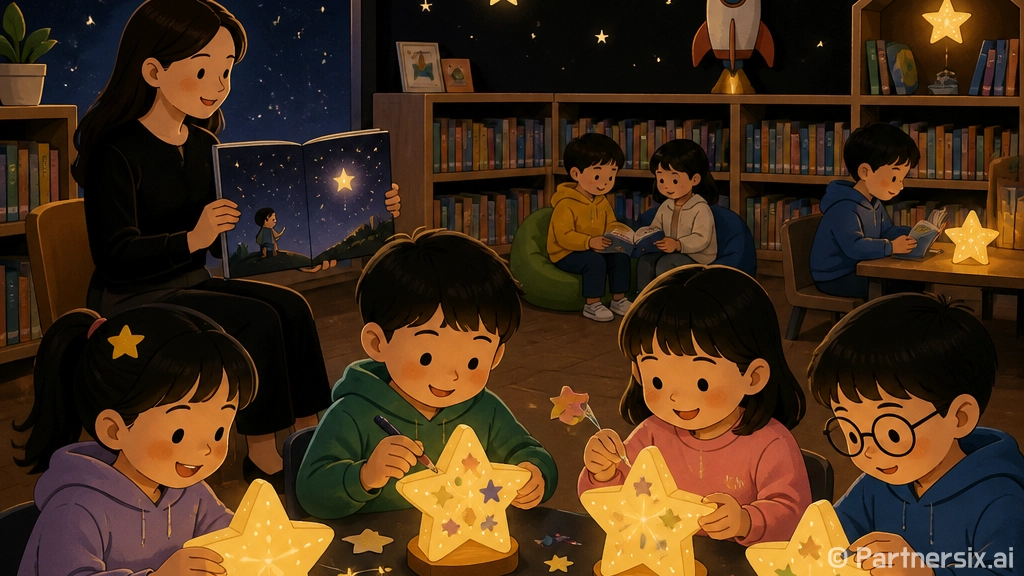 명촌어린이도서관 별빛 반려별 만들기 행사