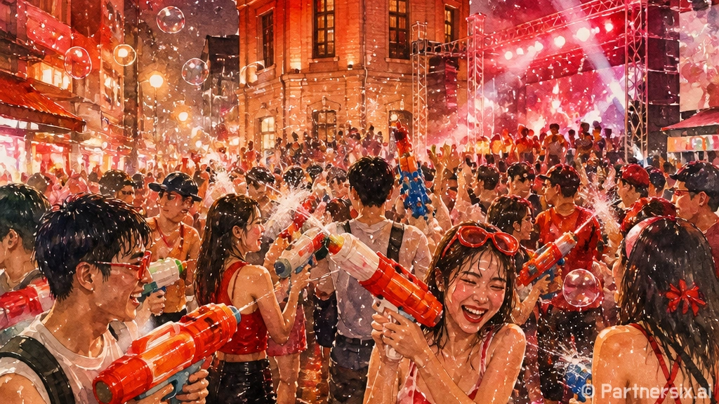 울산 중구 워터버블 페스티벌 전야제 현장
