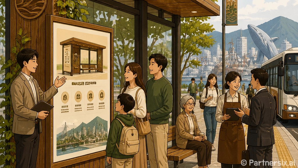 울산 버스정류소 명칭 유상판매 시작