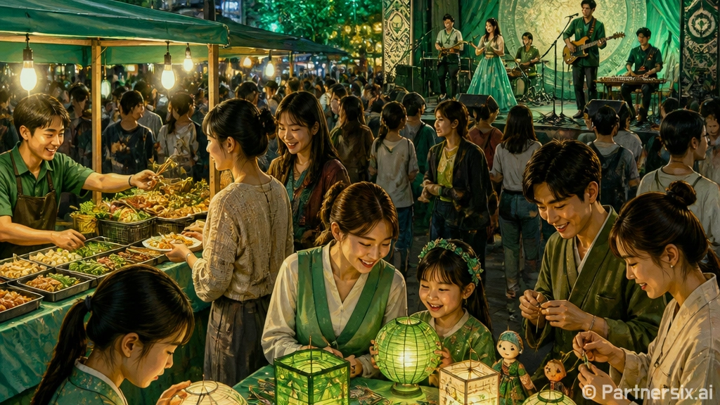 울산 중구 새즈믄해거리 야시장 '얼쑤야장' 활기