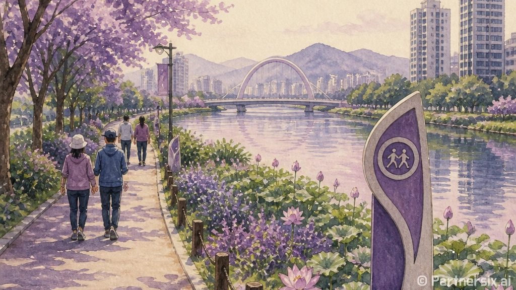 도심 속 연꽃 명소 태화연 산책기