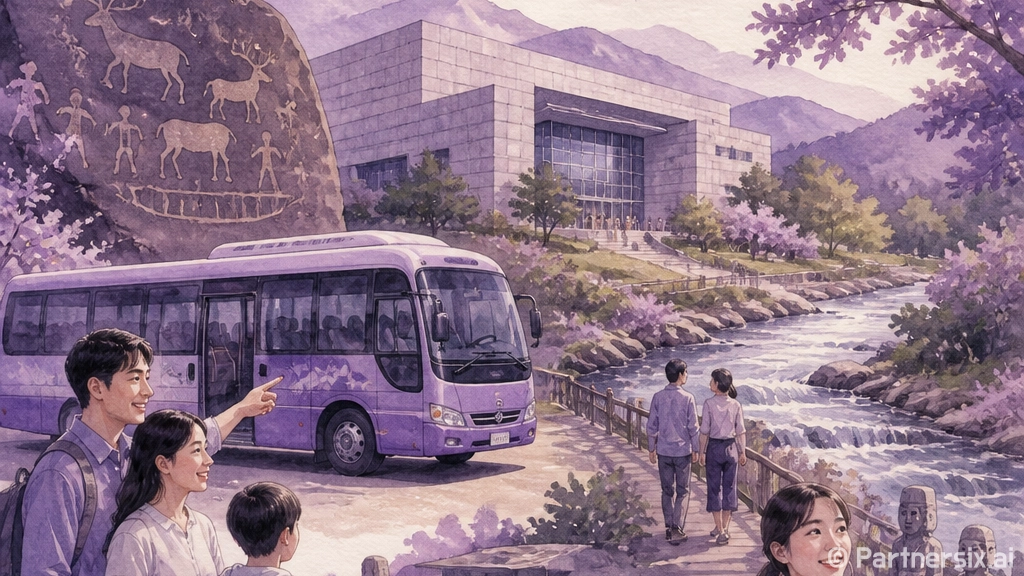 울산대곡박물관 순환버스 편리한 관람
