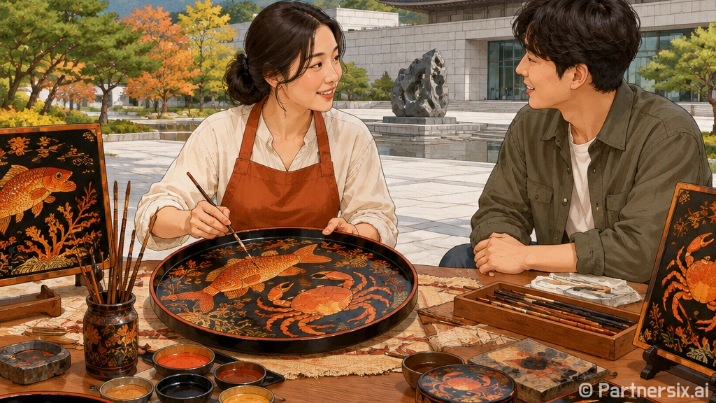 울산박물관 가을 문화행사와 어해도 자개공예 체험기