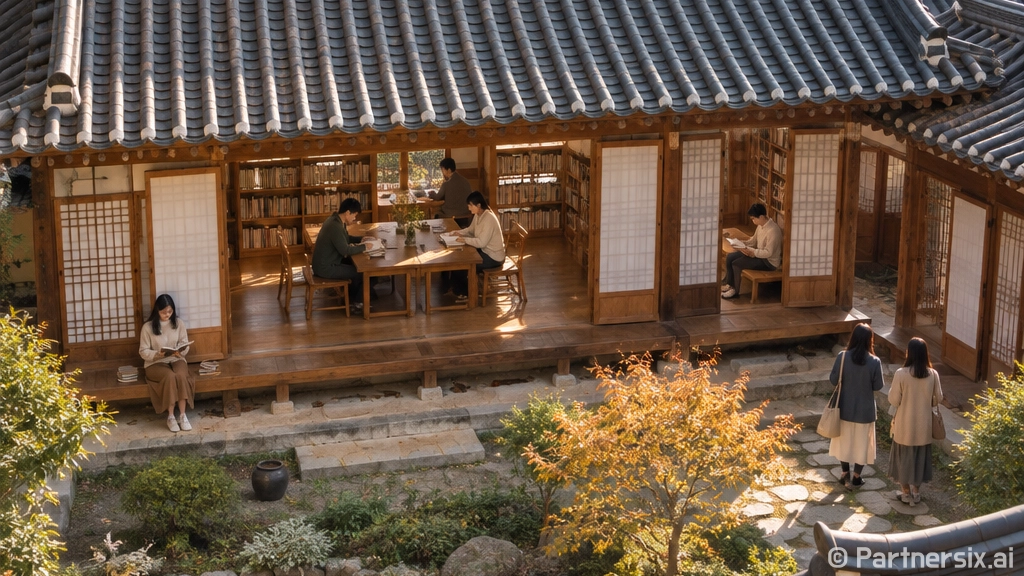 울산 중구의 전통미 가득한 외솔한옥도서관