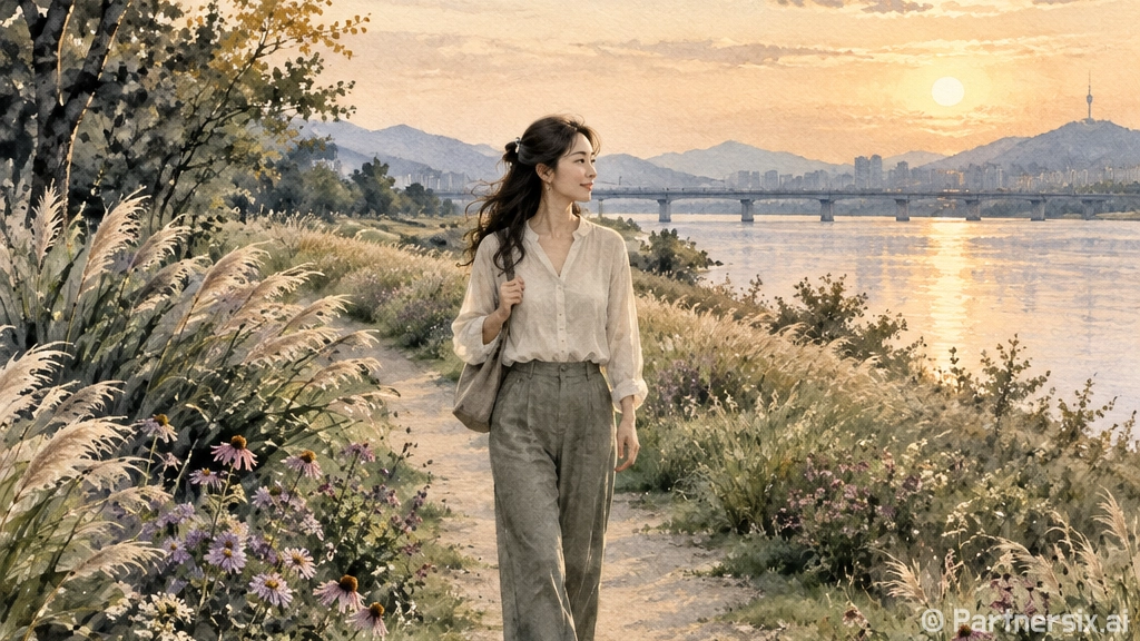 가을바람 속 태화강…