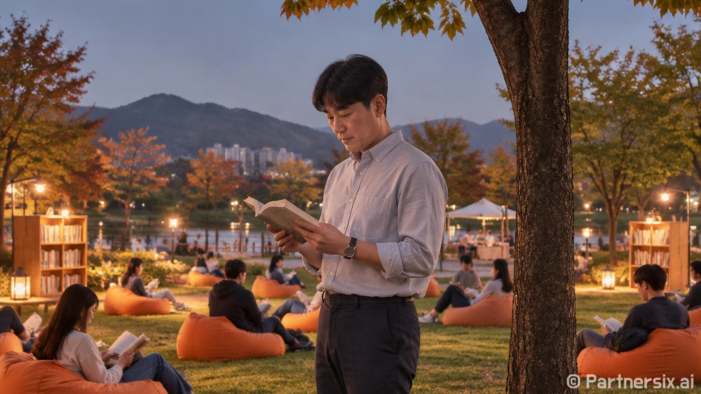 매곡공원 달빛야외도서관, 가을밤 힐링 명소