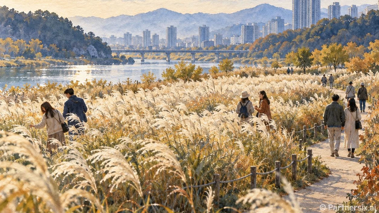 태화강 은빛정원 산책