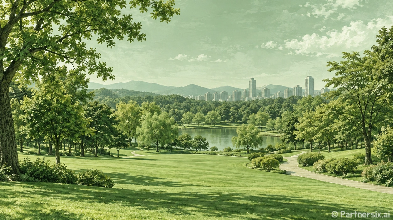 울산 도심숲 맨발 산책