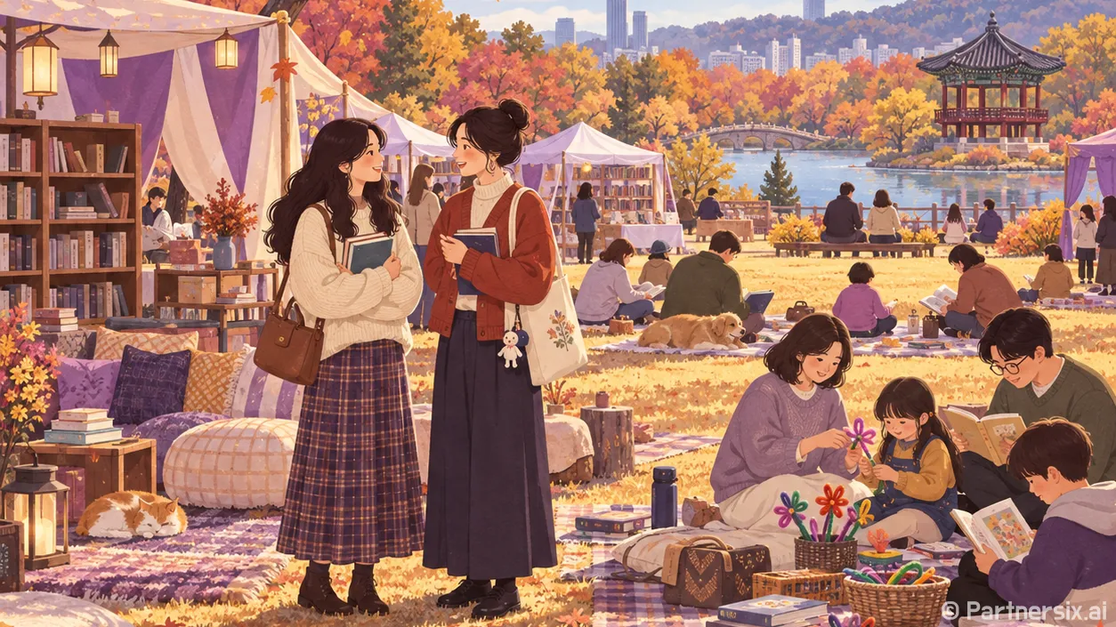 책과 꽃이 피는 가을마당