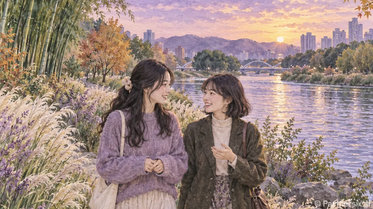 가을빛 품은 태화강정원