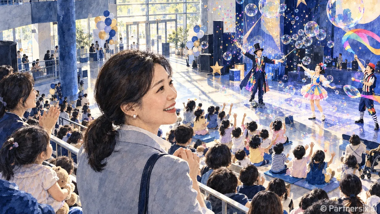 빛으로 채운 폴리팝 무대