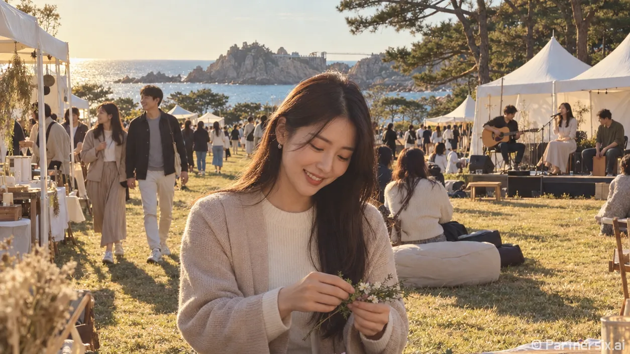 대왕암 바닷길 쉼표