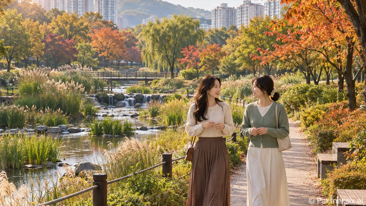 물길 따라 걷는 매곡공원