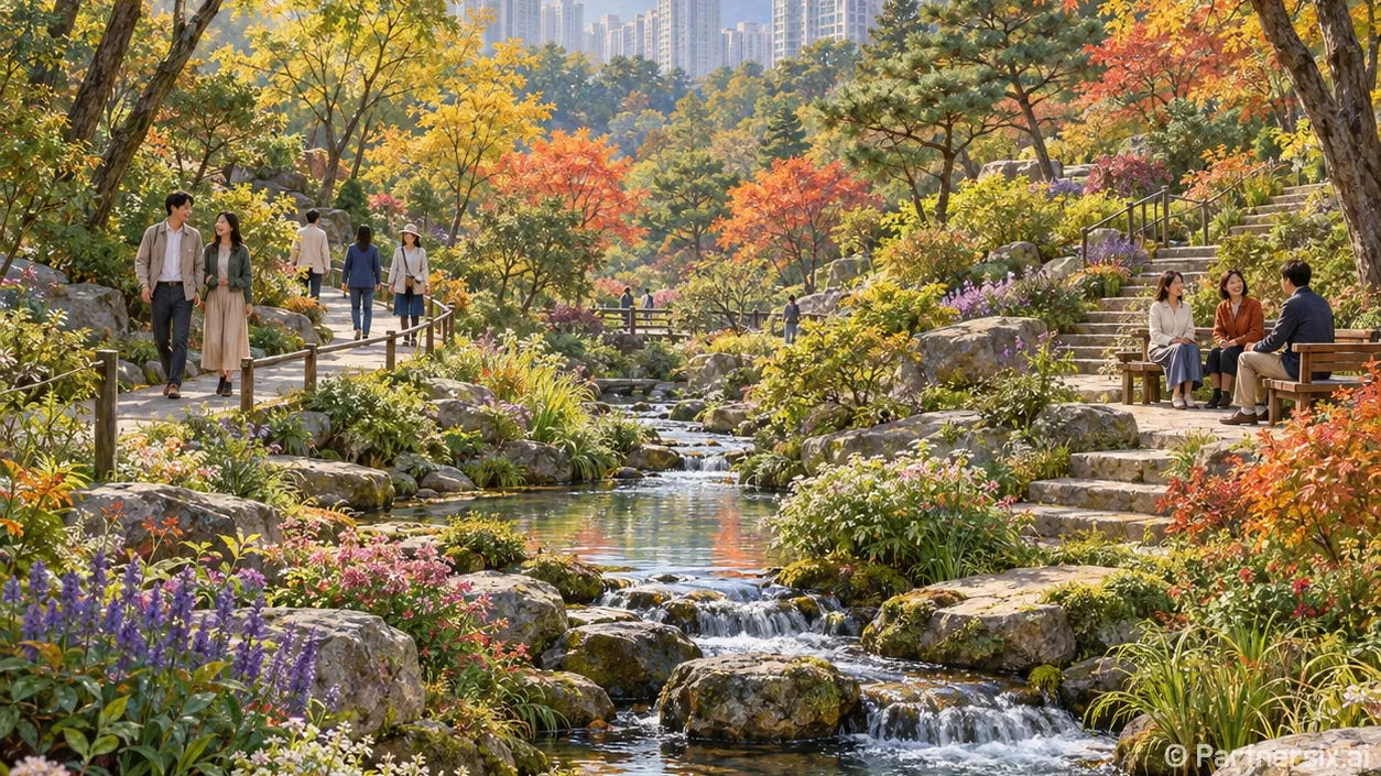 복개천의 변신 매곡정원