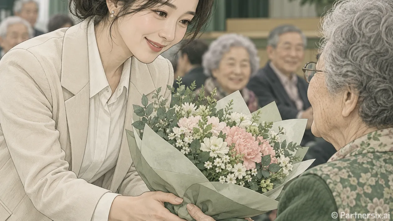 울주 노년의 가을축…