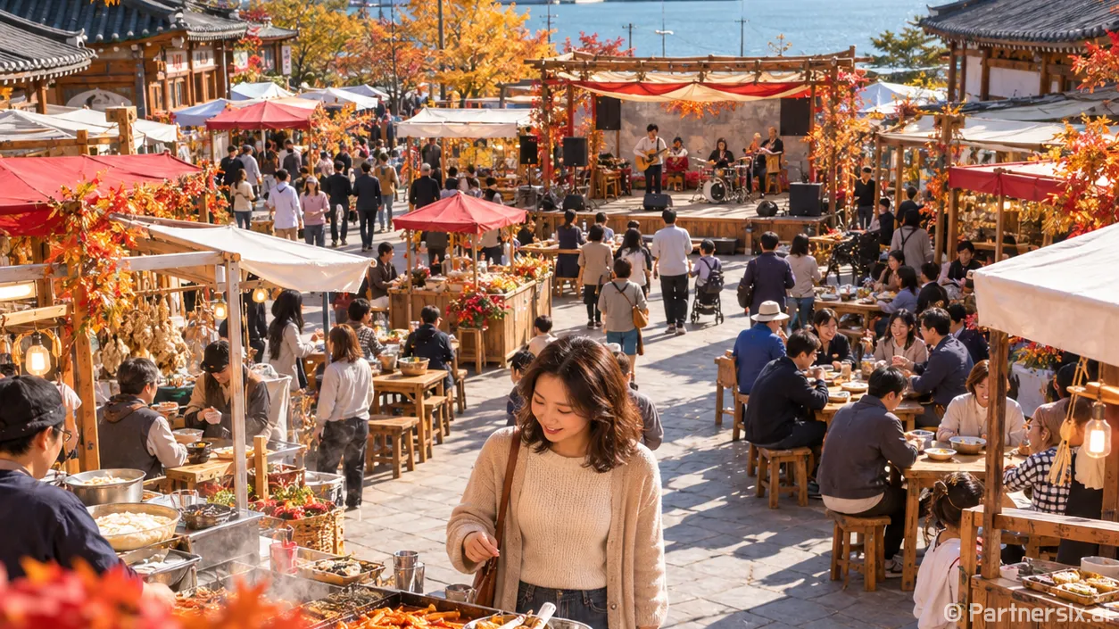 호계시장 가을밤의 정
