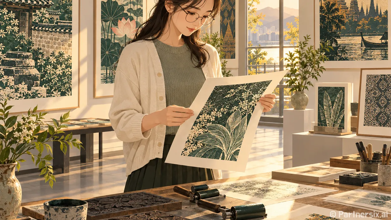 판화로 만난 아시아…