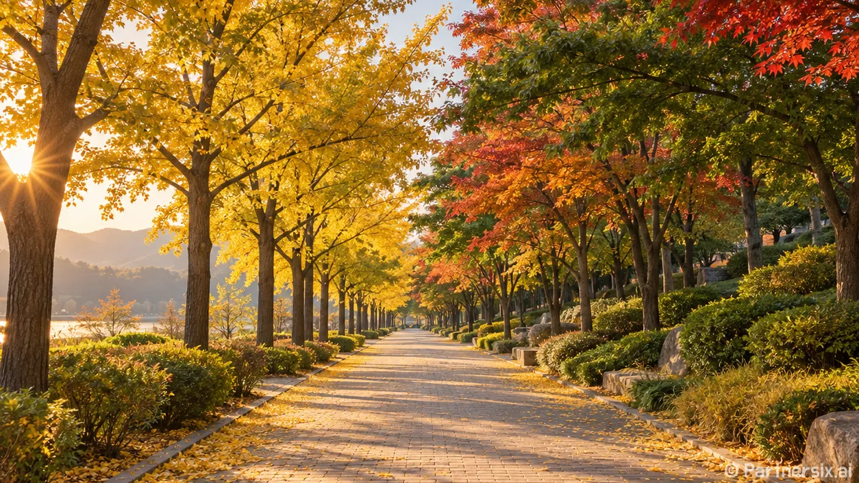 문수체육공원 가을빛 산책