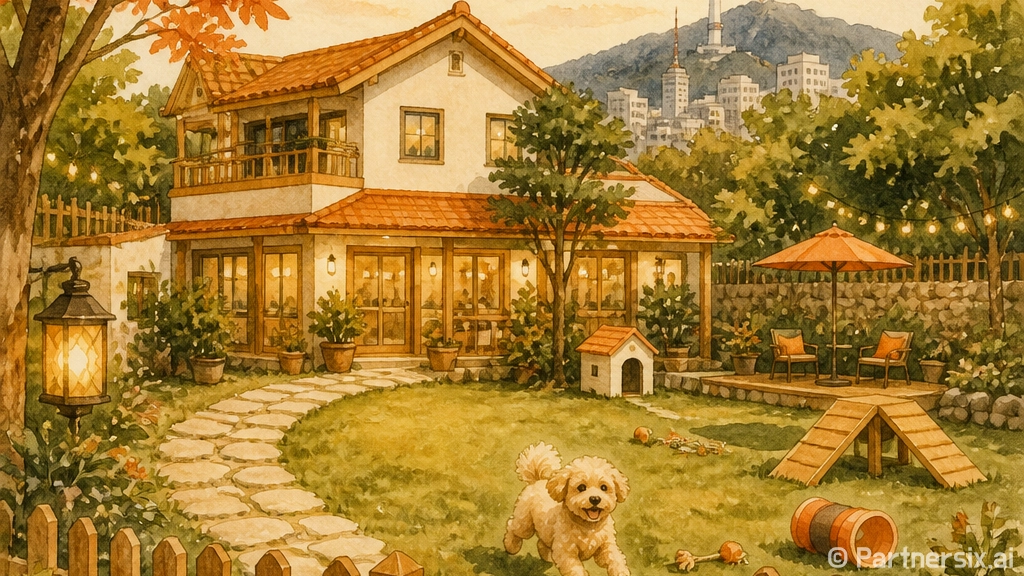 애견펜션 처음 예약…
