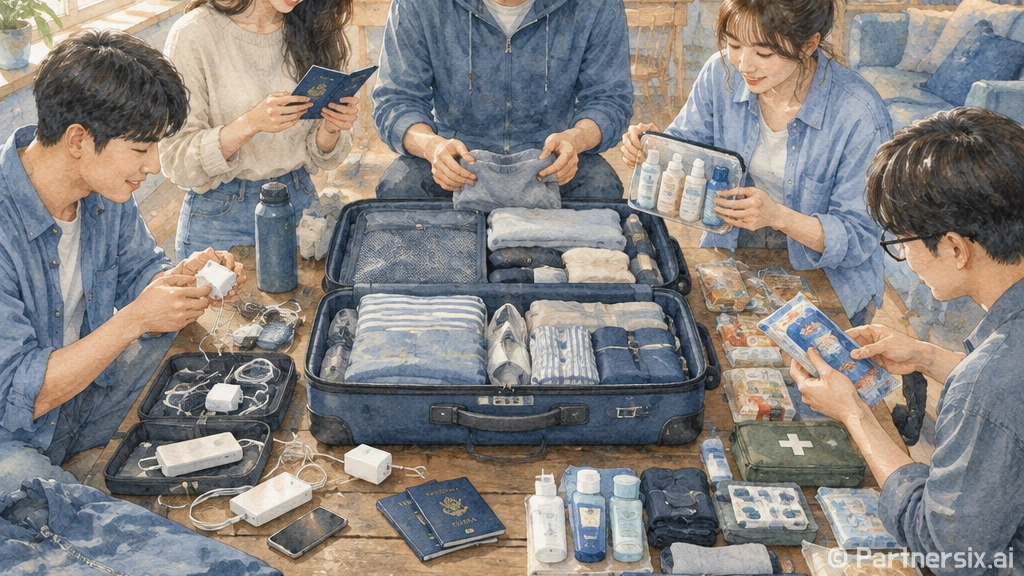 여행필수품 빠뜨리지 않으려면 이렇게 챙기면 편해요