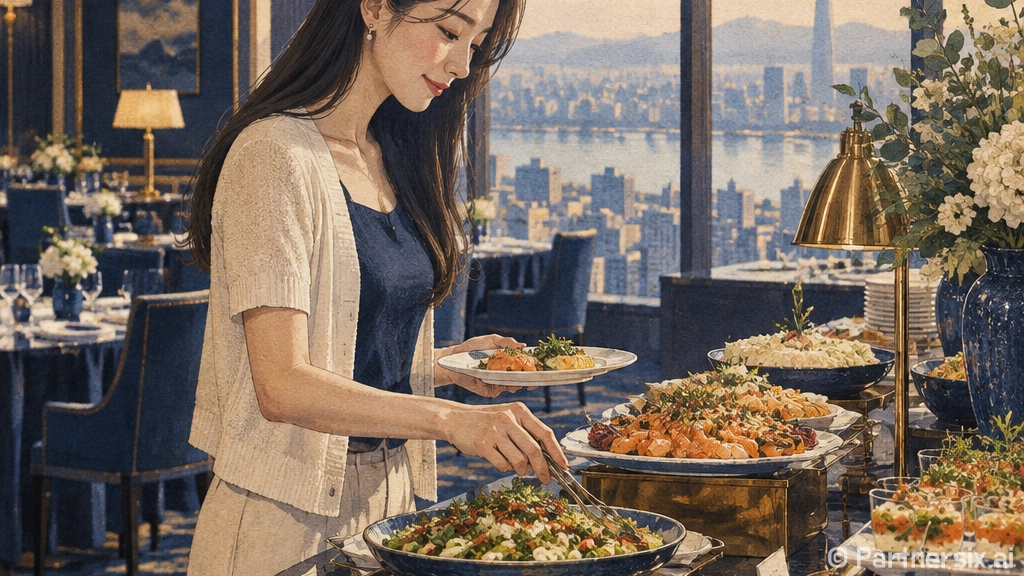 63빌딩 뷔페 제대로 즐기는 방법, 예약부터 메뉴 고르는 순서까지