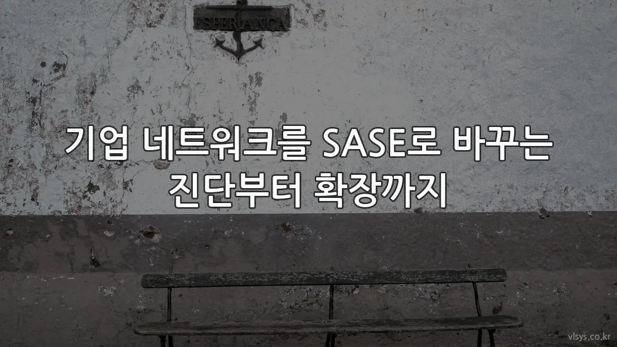 기업 네트워크를 SASE로 바꾸는 진단부터 확장까지