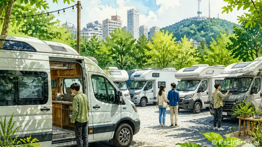 중고캠핑카 보러 가…