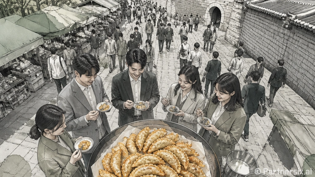 수원 군만두 먹으러…