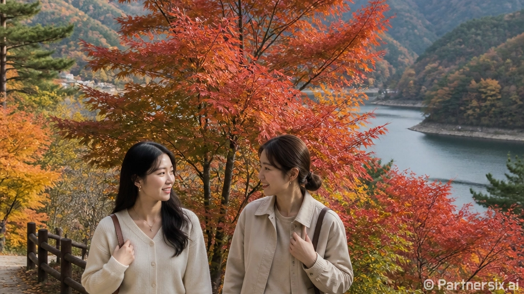 가을 단풍 명소 충…