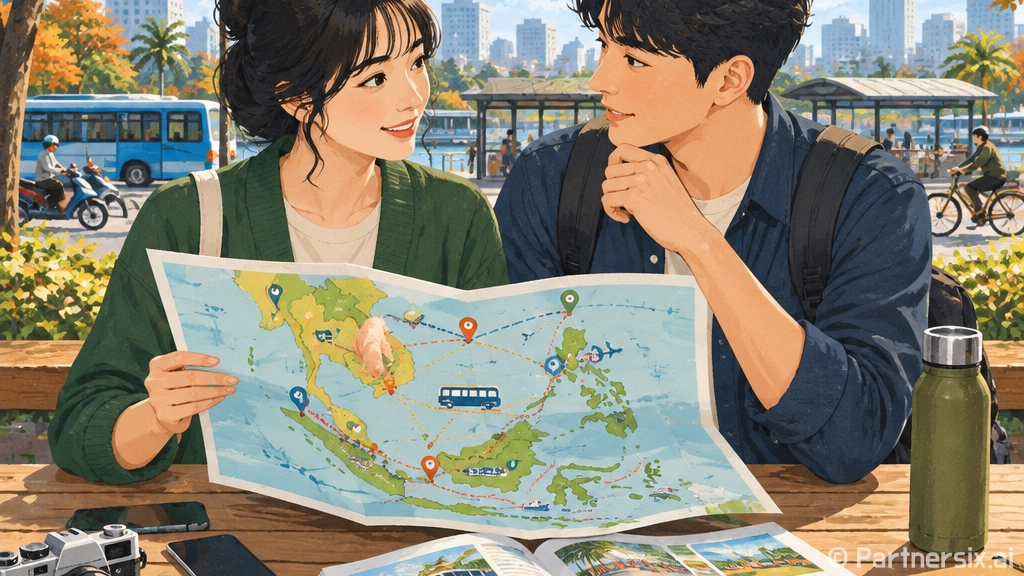 동남아시아여행 길 안 헤매고 코스 짜는 방법