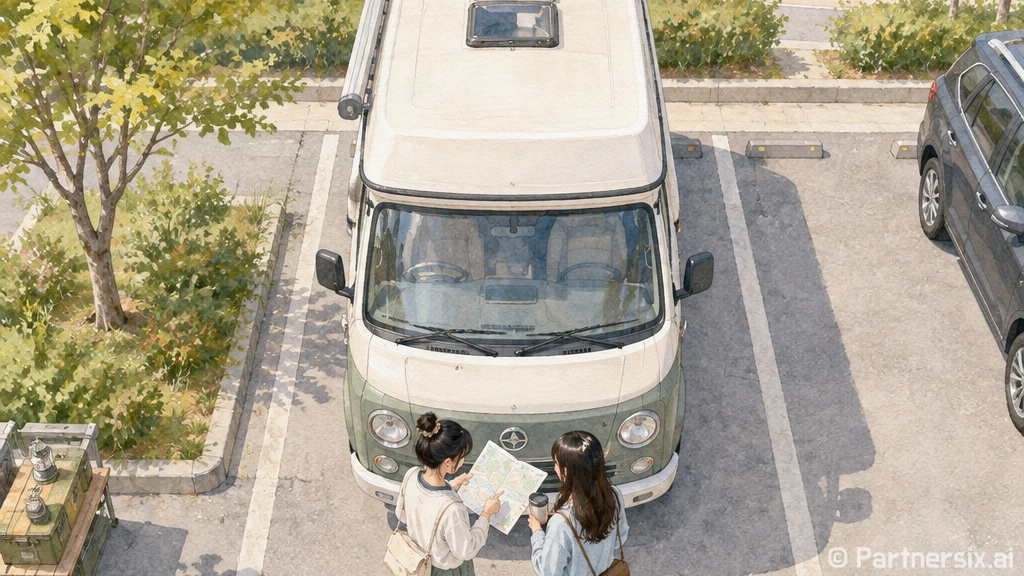캠핑카랜트 처음 이용하는 방법, 길치도 덜 헤매는 동선 짜기