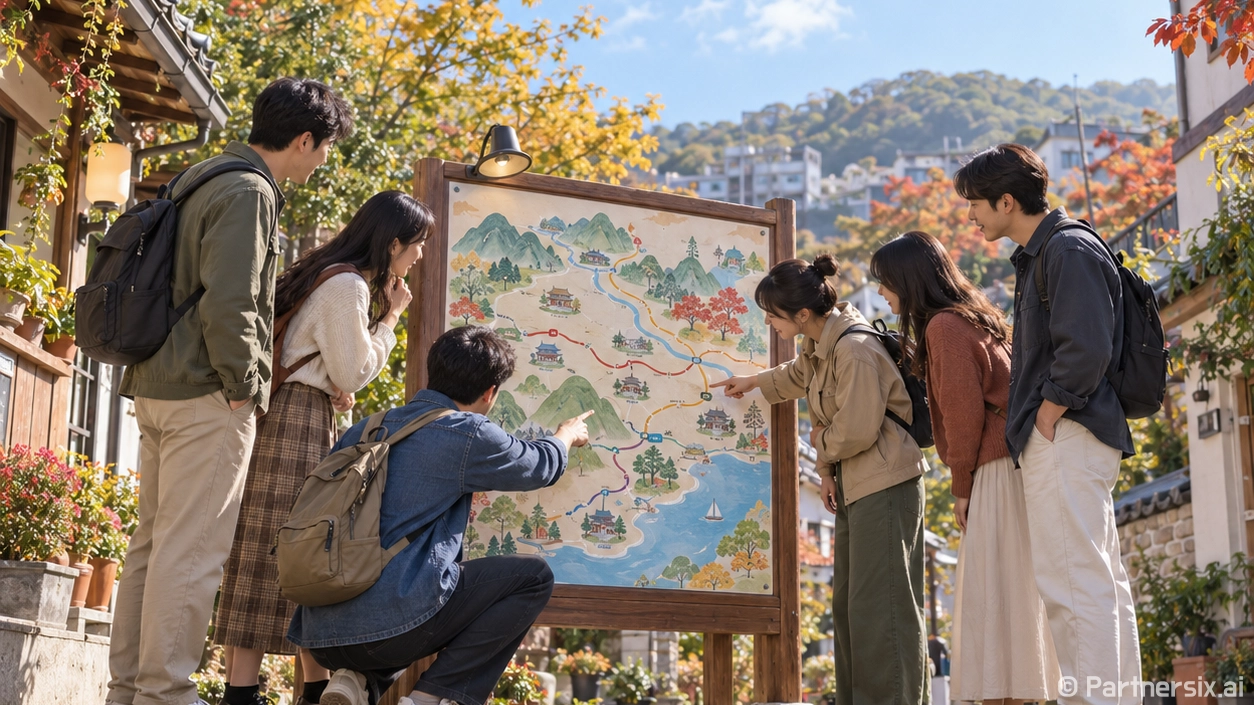 야놀자로 숙소 위치와 이동 동선 잡는 방법