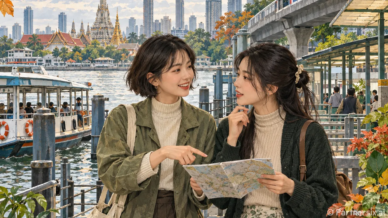 11월 방콕 여행 길 안 헤매고 코스 짜는 방법