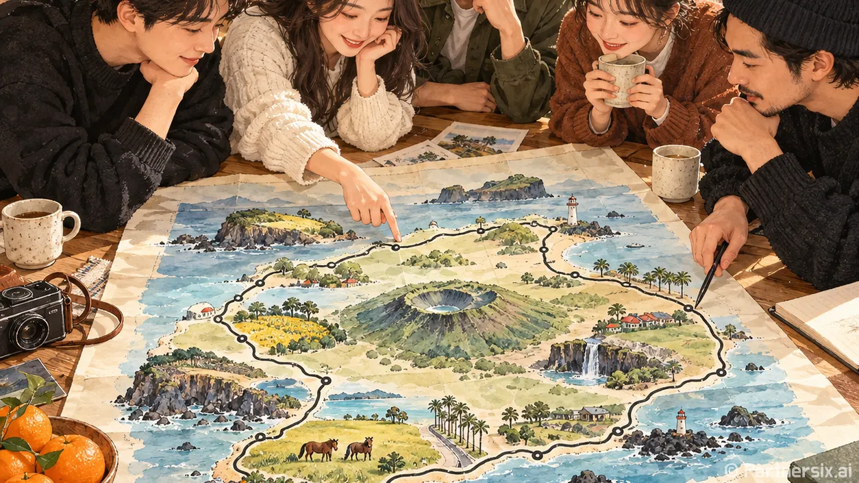 2월 제주도 여행 코스 동선 따라 짜는 방법