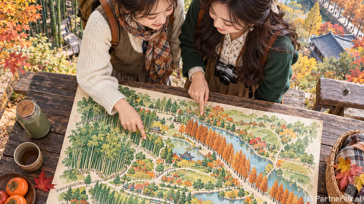 담양 여행 지도 보고 길 잃지 않고 걷는 방법