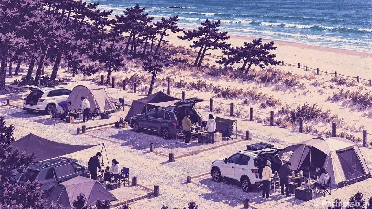 강릉 차박 캠핑장 연곡해변 찾아가는 방법