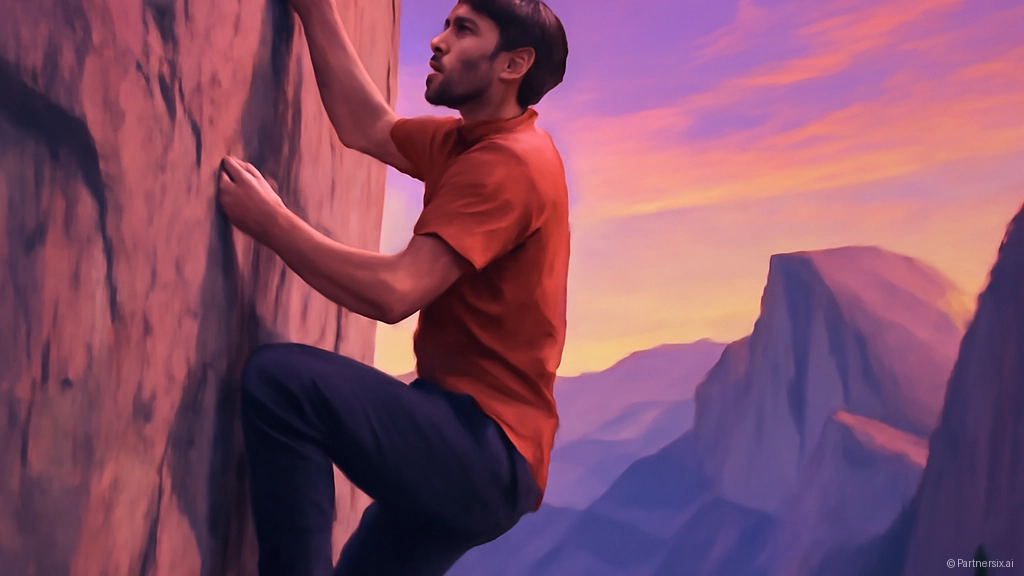 알렉스 호놀드의 등…