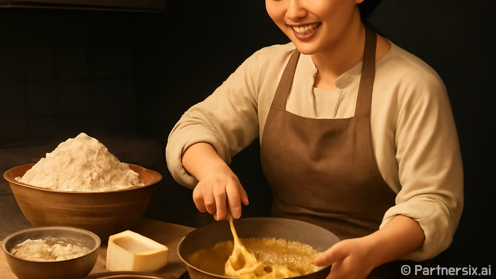 왕사남 쿠키를 만드…