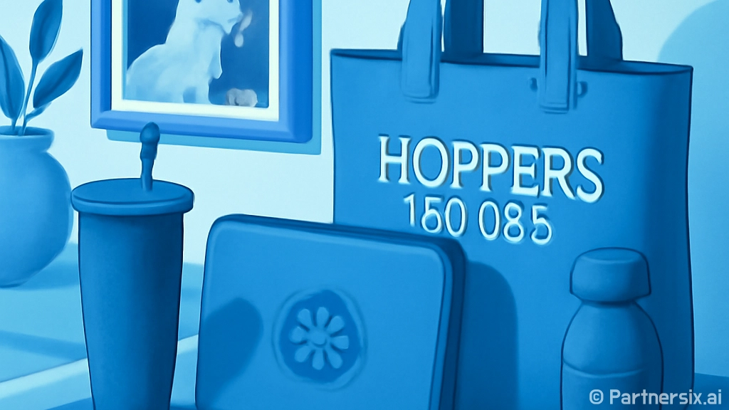 호퍼스 굿즈를 활용…