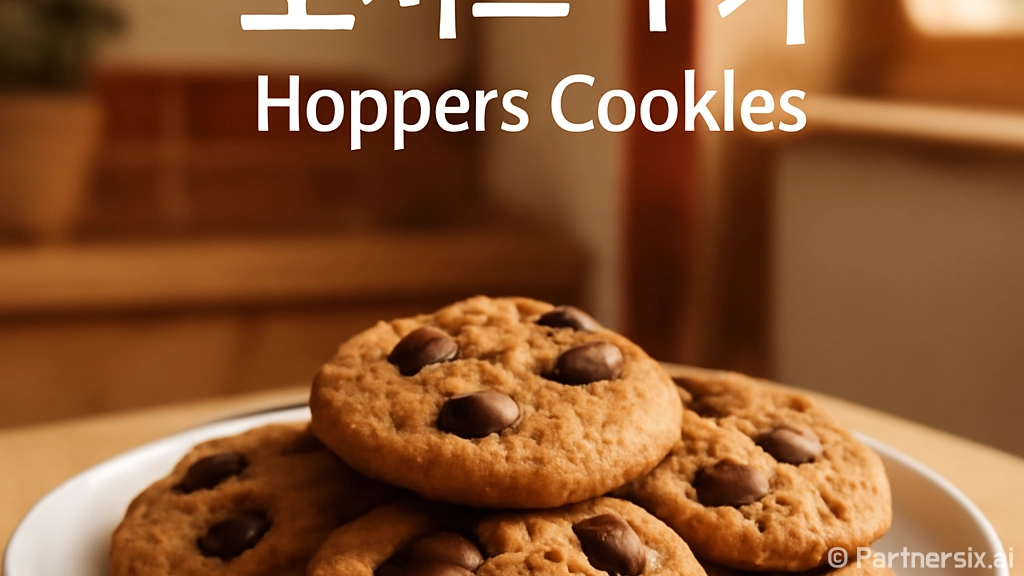 호퍼스 쿠키를 맛있…