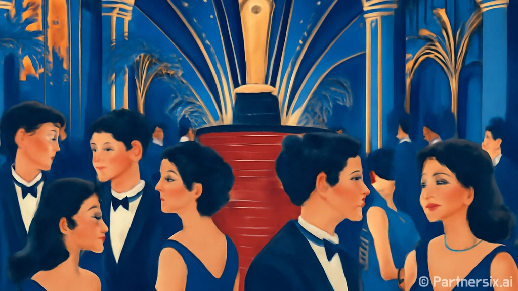 오스카 시상식을 즐…