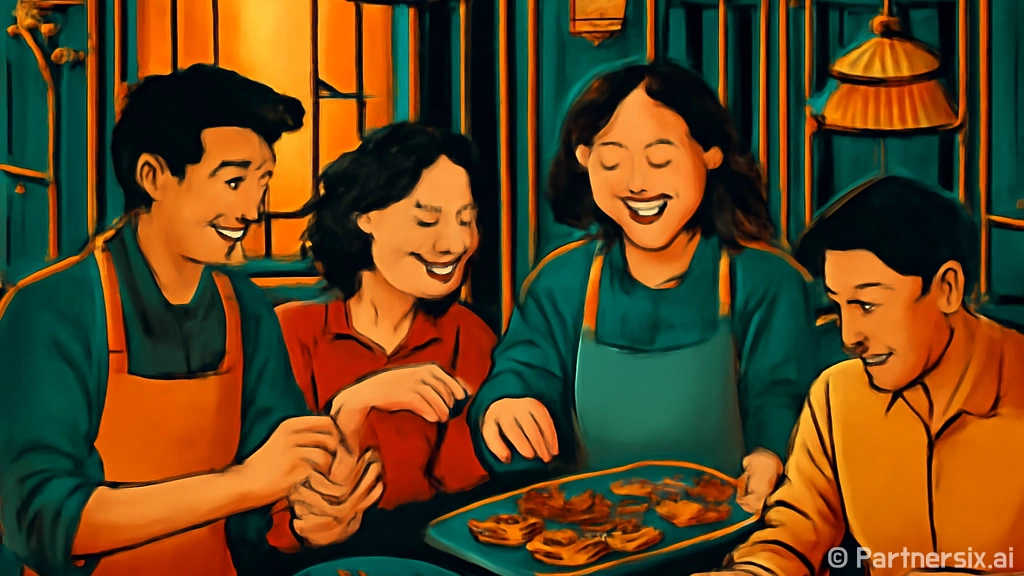 군체 쿠키를 즐기는…