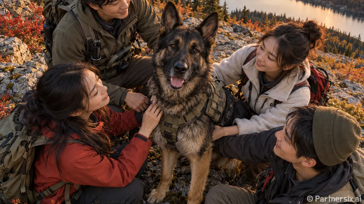 하트 오브 비스트를 보고 군견에게 마음을 뺏겼다