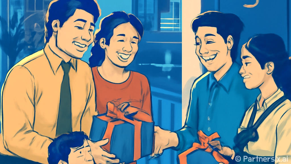 윗집사람들과 친해지…