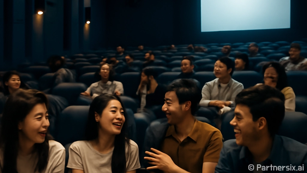 마이클 영화를 즐기…